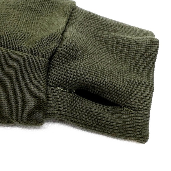 Wilo The Label Half Zip Pullover Sweatshirt Size Large Sage/Olive Green New NWT - Picture 7 of 8